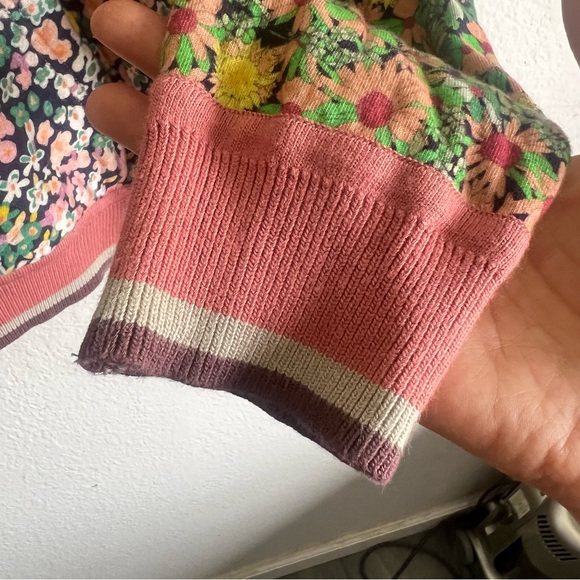 Anthropologie Conditions Apply Floral Hoodie Botanical Pattern Size Small - Picture 9 of 13
